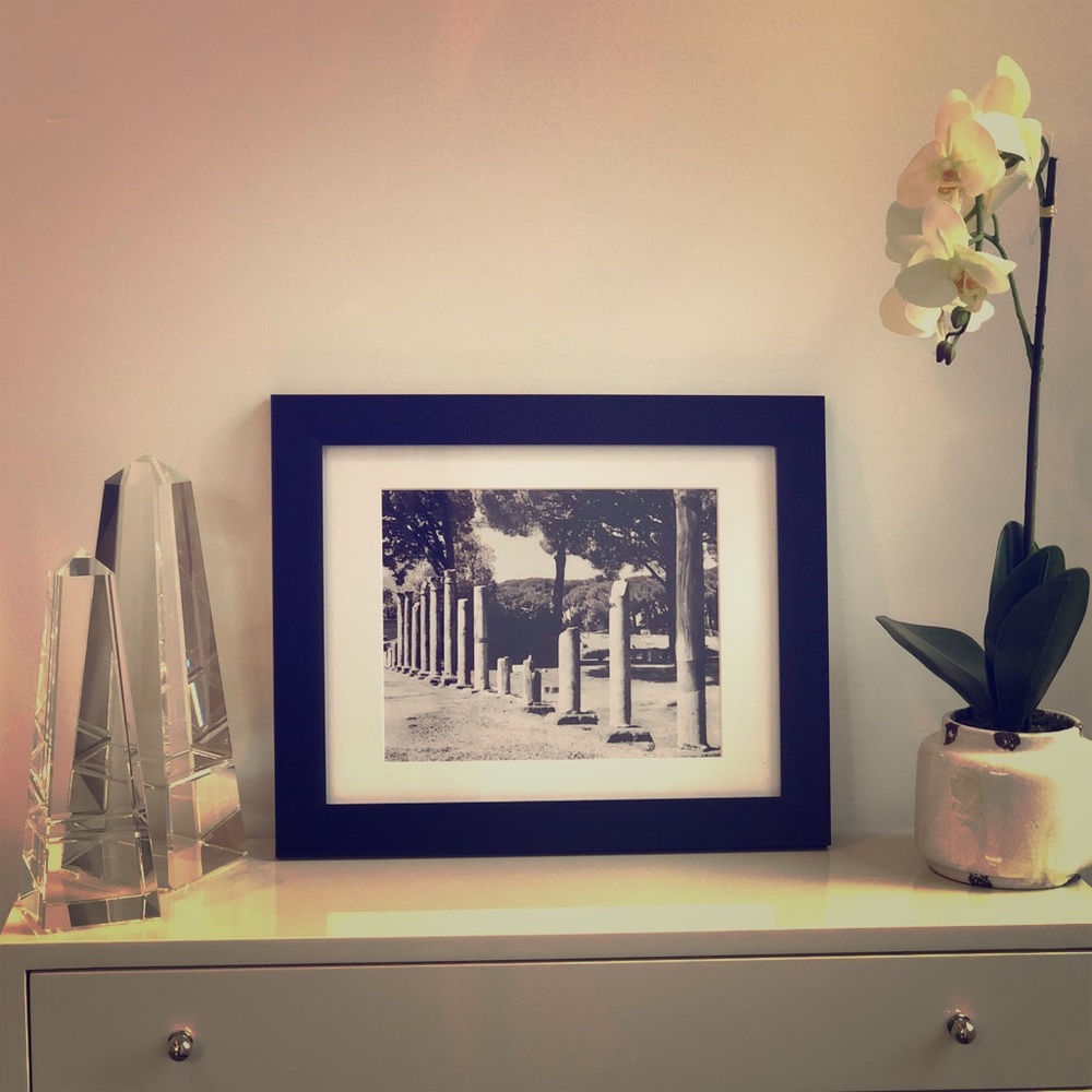 Columns of Pompeii - Photo w/ Mat and Frame 11x14